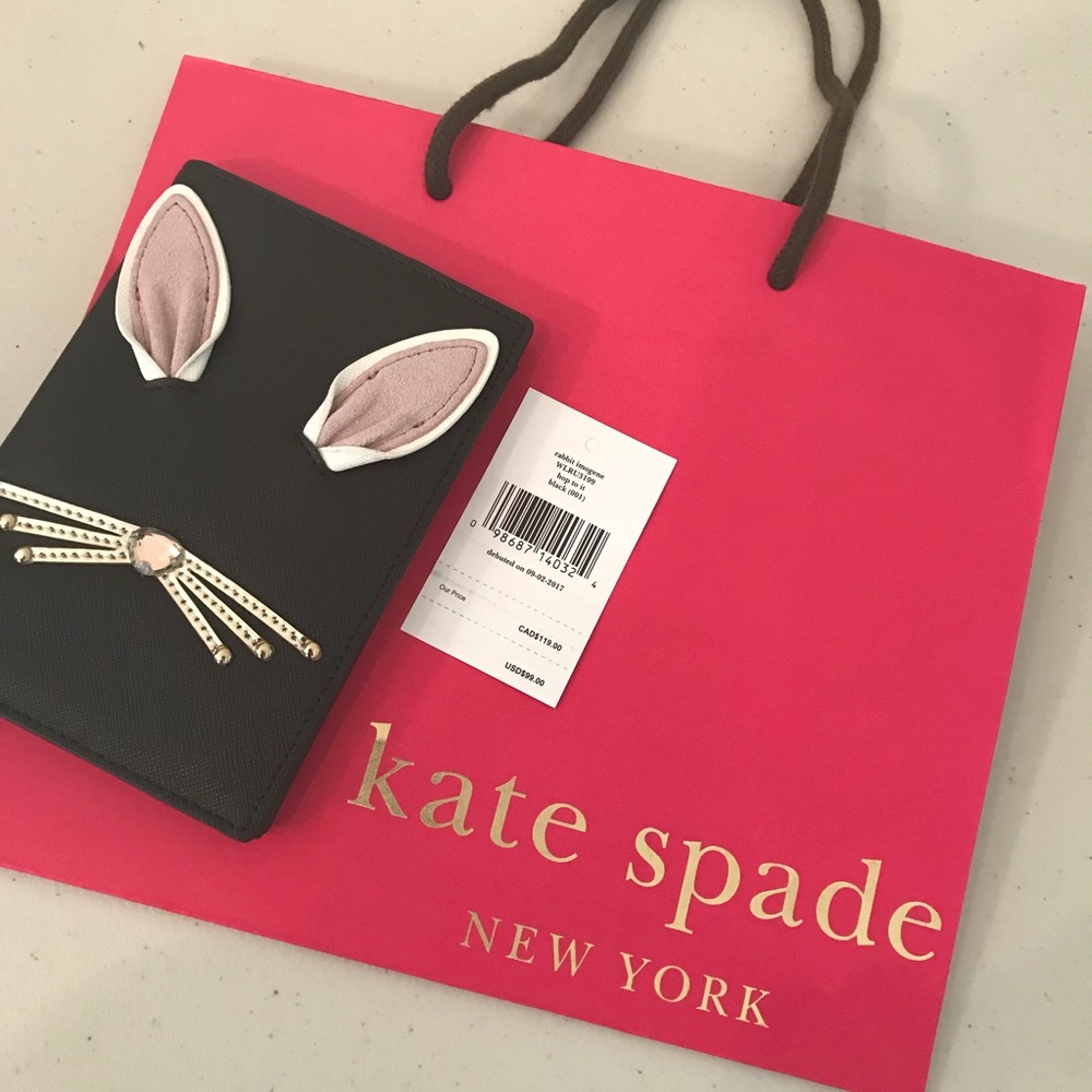NWT KATE SPADE RABBIT IMOGENE HOP TO IT WALLET - Picture 4 of 8